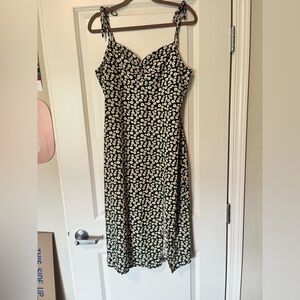 Green Floral Dress NWOT